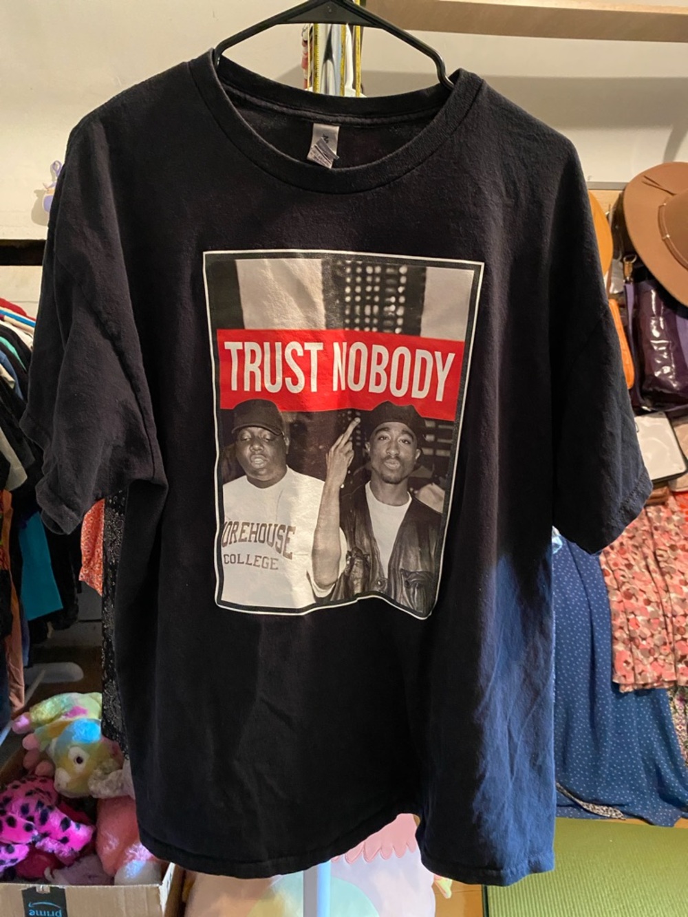 Trust Nobody Tupac & the Notorious B.I.G. Graphic Tee - Black